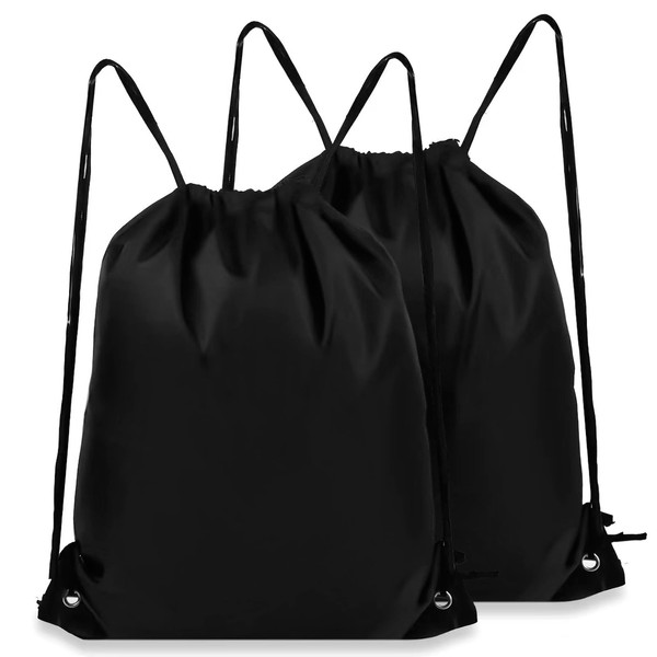Marine Aurora 2PCS PE Bags Drawstring Gym Bag, String Swimming