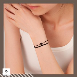 VICKWOOD Tree of Life Bracelet Women's Anklet Stainless Steel up to 30 cm 18K Gold Plating Waterproof Gold/Rose Gold/Silver Gift for Women, Stainless Steel