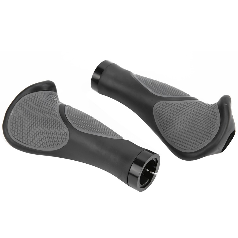22.2mm Mountain Bike Horn Handlebars Bilateral Locking Rubber Handle Grips