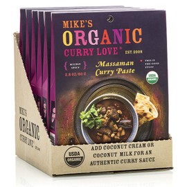 Massaman Curry Paste ORGANIC | case of 6 x 2.8 oz pouches