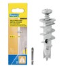 Rapid Self-Drilling Plasterboard Dowels Made of Metal with Screw for