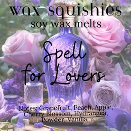 Wax Squishies - 7.5 oz Variety of Scents! Squeeze Wax, Squeezable Wax Melts home fragrance amazing scents:_Spell for Lovers