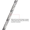 sourcing map Spiral Drill Bit Extra Long High-Speed Steel 5.2