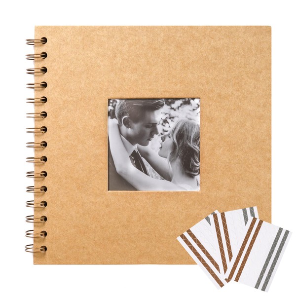 MEMOTOR Scrapbook 8 x 8 Inch DIY Square Photo Window