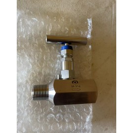 IVI 6,000 PSI Steel Needle Valve, 1/2” NPT Male PN: IVI-NV-HB-MF-8
