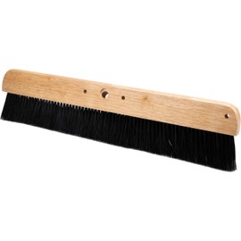 MARSHALLTOWN Wood Backed Concrete Broom, Polypropylene Bristles, 24 Inch, Non-Slip Finish, Made in USA, 830
