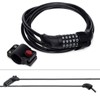 qeedo Bike Trailer Lock Bicycle Trailer Cable Lock [2.5 m