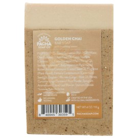 PACHA SOAP Golden Chai Bar Soap 4Oz, 4 OZ