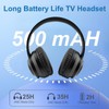 Queemie Wireless ANC TV Headphones for Seniors - Active Noise