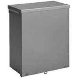 Hoffman A8R64 NEMA 3R Enclosure, Screw Cover, Galvanized, Paint Finish, 8" x 6" x 4"