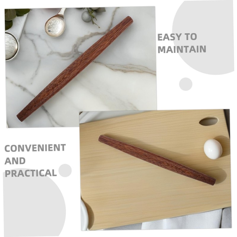 Gatuida 2pcs Wooden Rolling Pin Dough Roller for Essential Baking