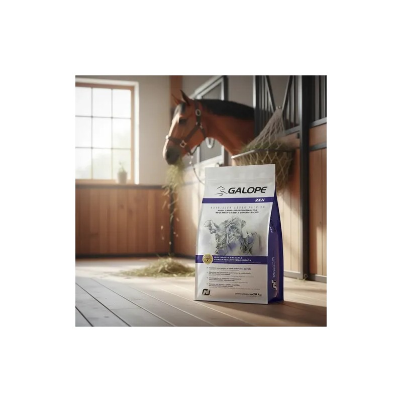 Galope Zen 20kg Proteínas Para Caballos Deportivos