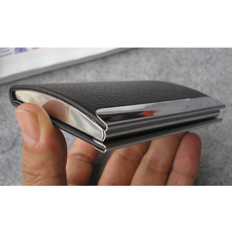 Mini Business Card Holder Metal Business Card Case Slim Pocket