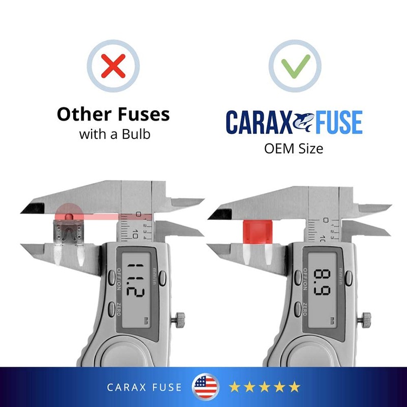 CARAX Glow Fuse – Premium Fuse Mini Blade – 30A
