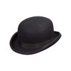 Scala Classico Men's Wool Felt Bowler Hat, Black, Large
