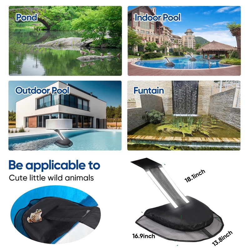 LCHUANG Pro Frog Animal Life Saver Saving Escape Ramp Bridge