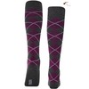 MySocks Unisex Knee High Argyle Socks - 42-46
