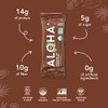 Barra de proteínas ALOHA, vainilla almendra crujiente, 12 unidades (el