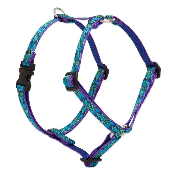 LupinePet Originals 1/2" Rain Song 12-20" Adjustable Roman Dog Harness