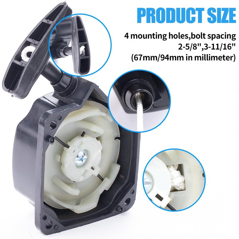 CIOM 63022 Pull Start Starter Recoil Replacement for 43cc 49cc