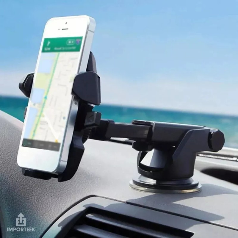 Importeek Soporte Base Celular Auto Carro 360 Holder Tablero Ventosa
