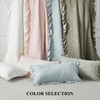 WINLIFE Bright White Ruffled Quilt Set 3pcs Queen 90''x98'' -