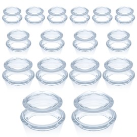 16 Pcs 4 Sizes Cupping Therapy Set, Silicone Cupping Massage Cups