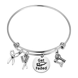 HOLLP Divertido regalo de peluquería pulsera de peluquería obtenerse desvanecido pulsera de corte de pelo regalo para peluqueros peluqueros
