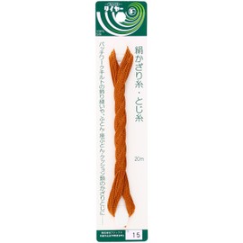 Fujix Tire [Silk Kazari Yarn, Binding Thread] 66.6 ft (20 m) col.15