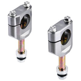 ZETA Racing CR/CRF, KX/KXF, RMZ RX2 Clamp Kit, Handlebar Clamp Diameter Conversion (0.9 inch (22.2 mm) to 1.1 inch (28.6 mm), 3 Position Adjustment, F4586 (Old Part Number: ZE32-4201) Dirtfreak