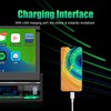 (2025 Motorized) Single Din Apple Carplay Car Stereo with Android