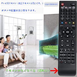 PerFascin N2QAYB000481 Replacement Remote Control Fit For Panasonic Viera TV TH-L32X22 TH-L37G2-S TH-P42G2 TH-L26X2 etc