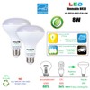 HyLite LED Lighting HL-BR30-8WD-E26-50K Energy Star BR30 8W Bulb, 65W