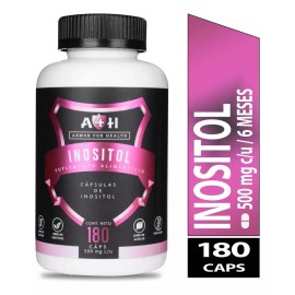 Armor For Health Inositol 180 Cápsulas De 500mg. A4h Inositol Puro Armor Sabor Sin Sabor