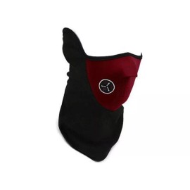 Unbranded Winter Ski Balaclava Cycling Bandana Breathable Face Mask Motorcycle Neck Gaiter - Red