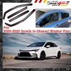 In-Channel Window Vent Visors Rain Shade Deflectors For Toyota Corolla