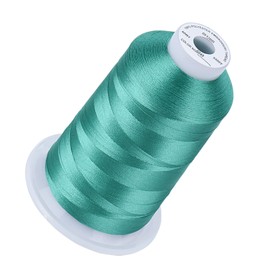 Simthread 5500Yds 40WT - Hilo de bordado - 100% poliéster, más de 170 colores vivos, certificado CPSC, alta velocidad (1000SPM) - Compatible con Brother, Singer, Janome y más, JadeS049