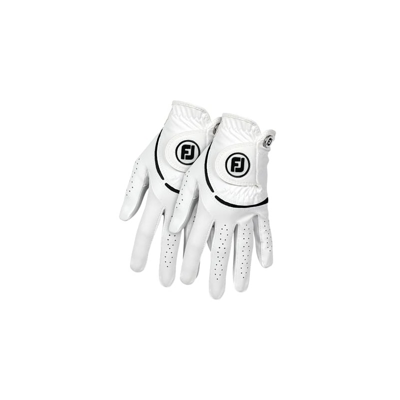 FootJoy WeatherSof Women's 2-Pack Golf Glove, White