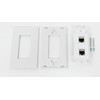 RiteAV CAT 6A 2 Port Shielded Cat6a Wall Plate 1
