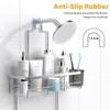 AKTECKE Shower Caddy Hanging Bathroom Organizer: Rustproof Shower Shelf for