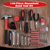LEONTOOL 146 PCS Home Tool Kit with Hammer, Pliers, Wrenches,