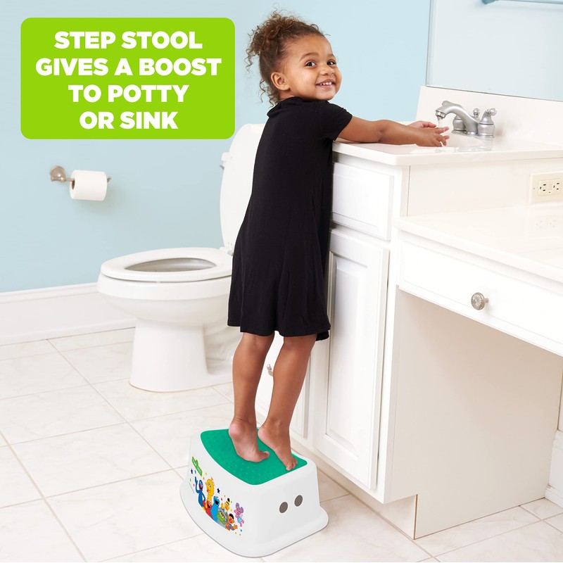Sesame Street Sesame Squad Step Stool - Kids Step Stool,