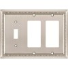 Henne Bery Sunken Pearls Decorative Wall Plate Outlet Cover Satin