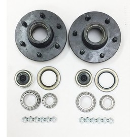LIBRA Set of 2 Trailer Idler Hub Kits 6 on 5.5 for 5200-6000 lbs Axle - 22019K
