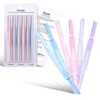 Generic Maquinilla de afeitar facial de doble punta para mujer