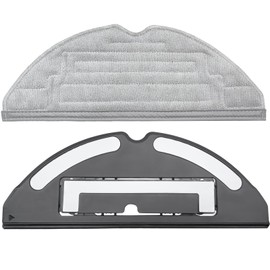 KiimSin Wipes with Replacement Holder Accessory for Roborock S8/S8 +/S8 Pro Ultra/S7/S7 Maxv/S7 Maxv Ultra/S7 Pro Ultra, Mop Cloths Holder Pad Replacement Parts