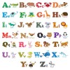 DECOWALL DS-8001 English Alphabet & Animals Wall Sticker for Living