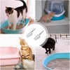 2Pcs Small Mesh Stainless Steel Cat Litter Scoop, Metal Cat