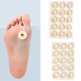 BOGEEL Soft Foam Callus Cushions Oval Corn Cushion Pads Self Stick Adhesive Foot Care Cushions Corn Protectors for Feet,Latex Sponge