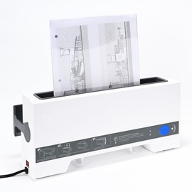 Generic Thermal Cinch Binding Machine, 12 Inch Thermal Book Binder, A4 Thermal Binding Machine with 15 Book Spines for DIY Notebook Journal Photo Document, Integrated Cooling Function